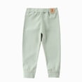 thumbnail image 1 of Girls Cotton Pants Toddler Casual Trousers Infant Leggings Winter Pants 2-3 Years,Green Caqnni, 1 of 4