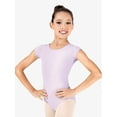 thumbnail image 1 of Girls Cotton Short Sleeve Dance Leotard, 1 of 10