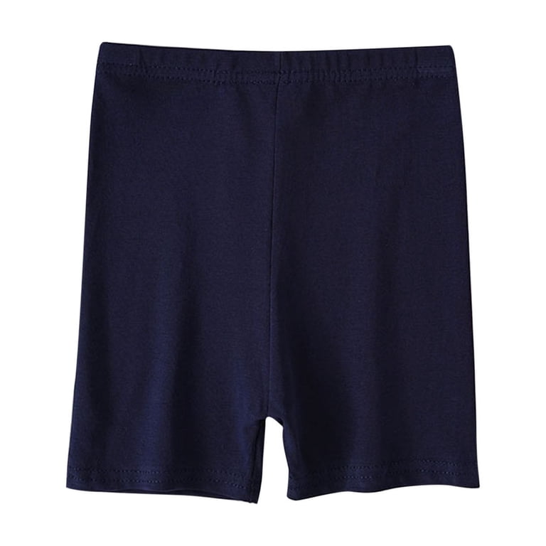 Girls Cotton Slip Shorts for Under Dresses Seamless Stretch Safety Leggings  Elastic Waist Boy Shorts Skinny Underwear, Navy, 3-4 Years - Walmart.com
