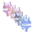 thumbnail image 1 of Girls Cotton Underwear 6-Pack for Age 10-14, Soft Breathable Briefs, Assorted Colors & Styles, 1 of 8