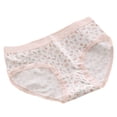 thumbnail image 1 of Girls Cotton Underwear Briefs Mid Waist Color Black Comfort Soft Lace Underpants Breathable Sweet Cute Panty, White, XL, 1 of 4