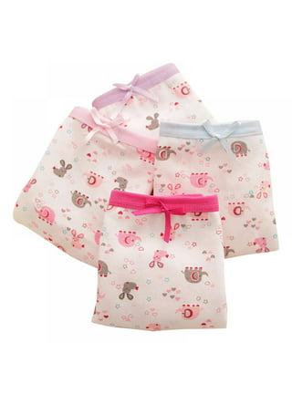 4pcs Girl's Breathable Briefs, Anime Girl Print Panties, Random Colors  Comfy Kid's Underwear For Girls 5-10Y