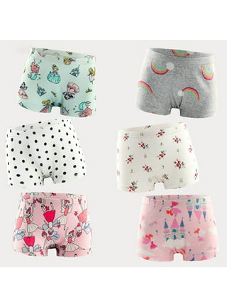 Boy Shorts Underwear for Women Mid Waisted Cotton Panties Stretch Briefs 3  Pack 