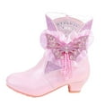 thumbnail image 1 of Girls Cowgirl Boots with the Pearls and Sparkle Rhinestone,Mid Calf Western Riding Cowboy Boots,Toddler Little/Big Kid Sparkly Dress Up Shoes,Red, 1 of 5