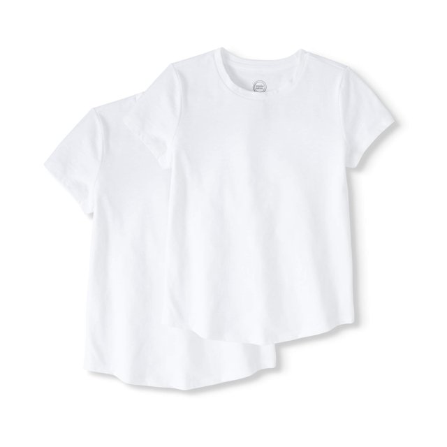 Girls' Crew Neck TShirt 2Pack Set