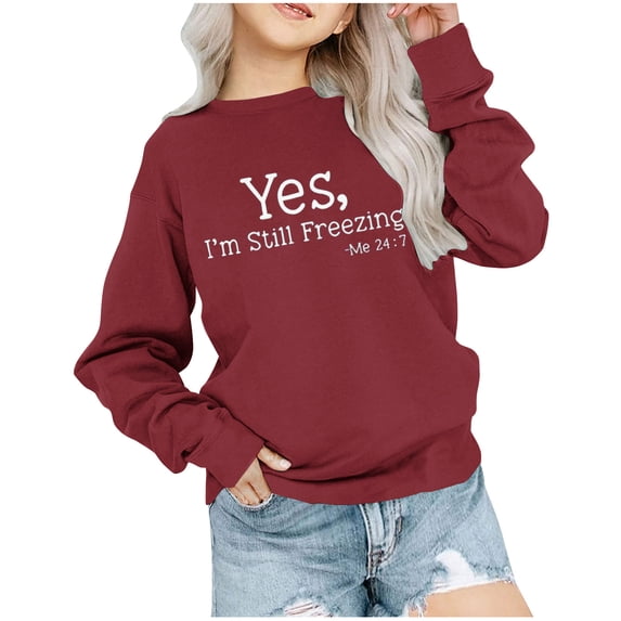 Girls Crewneck Oversized Sweatshirt Kids Fashion Long Sleeve Pullover Tops 1-12 Years