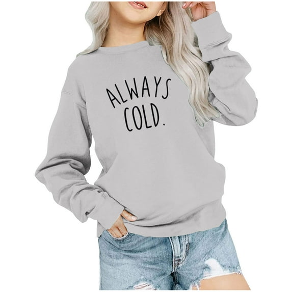 Girls Crewneck Oversized Sweatshirt Kids Fashion Long Sleeve Pullover Tops 1-12 Years