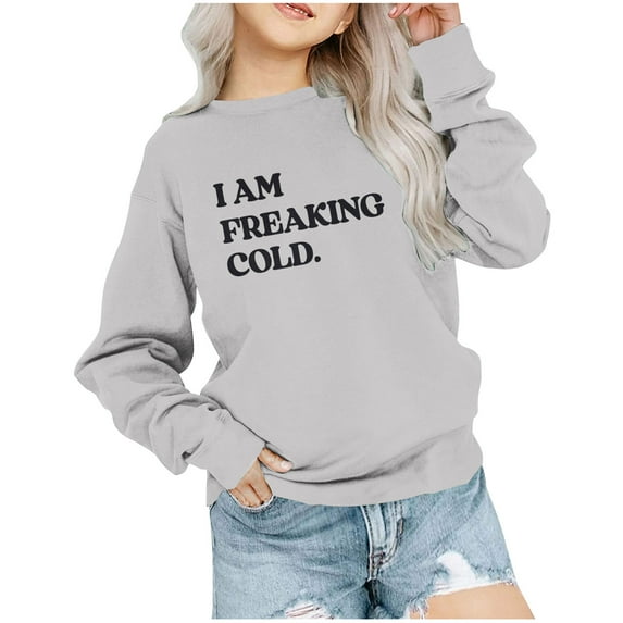 Girls Crewneck Oversized Sweatshirt Kids Fashion Long Sleeve Pullover Tops 1-12 Years