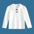thumbnail image 1 of Girls Crewneck Tee Tops Spring Autumn Cartoon Printed Shirt Long Sleeve Polo Shirts for Big Girls 7-8 Years, 1 of 7