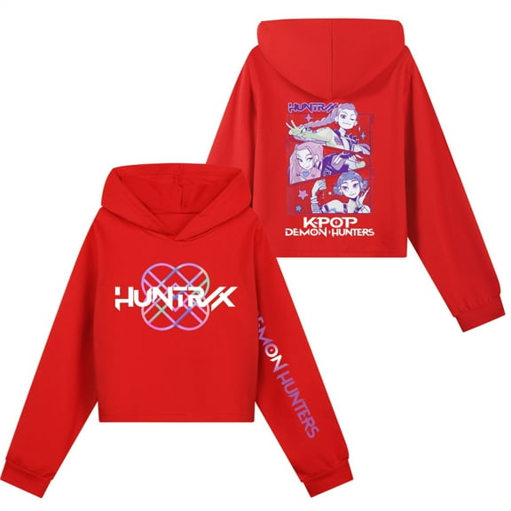 Girls Cropped Hoodie