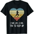 thumbnail image 1 of Girls Cross Country Running Gift T-Shirt Black 4X-Large, 1 of 4