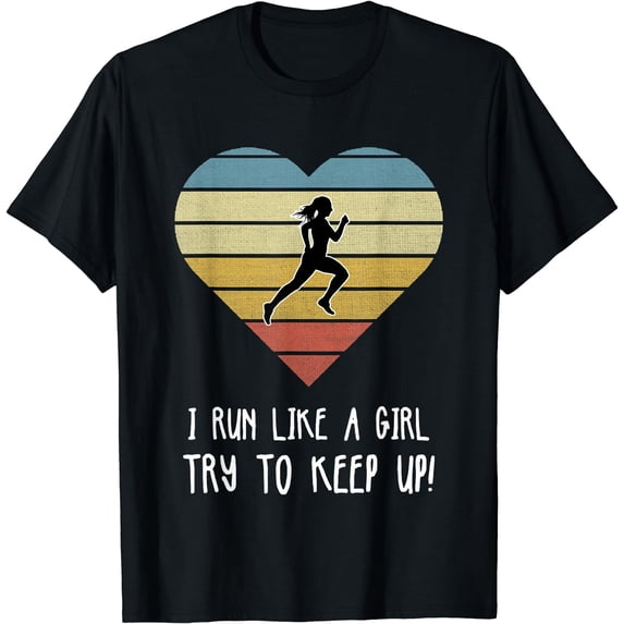 Girls Cross Country Running Gift T-Shirt Black 4X-Large