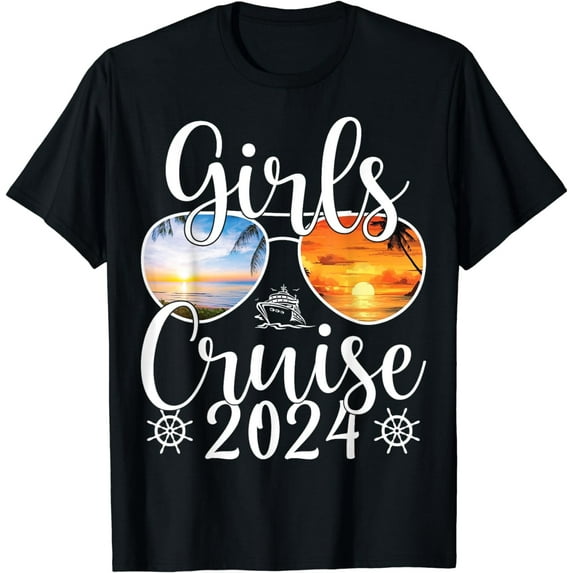 Girls Cruise 2024 Girls Cruise Trip 2024 Vacation Lovers T-Shirt