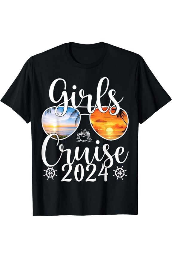 Girls Cruise 2024 Girls Cruise Trip 2024 Vacation Lovers T-Shirt