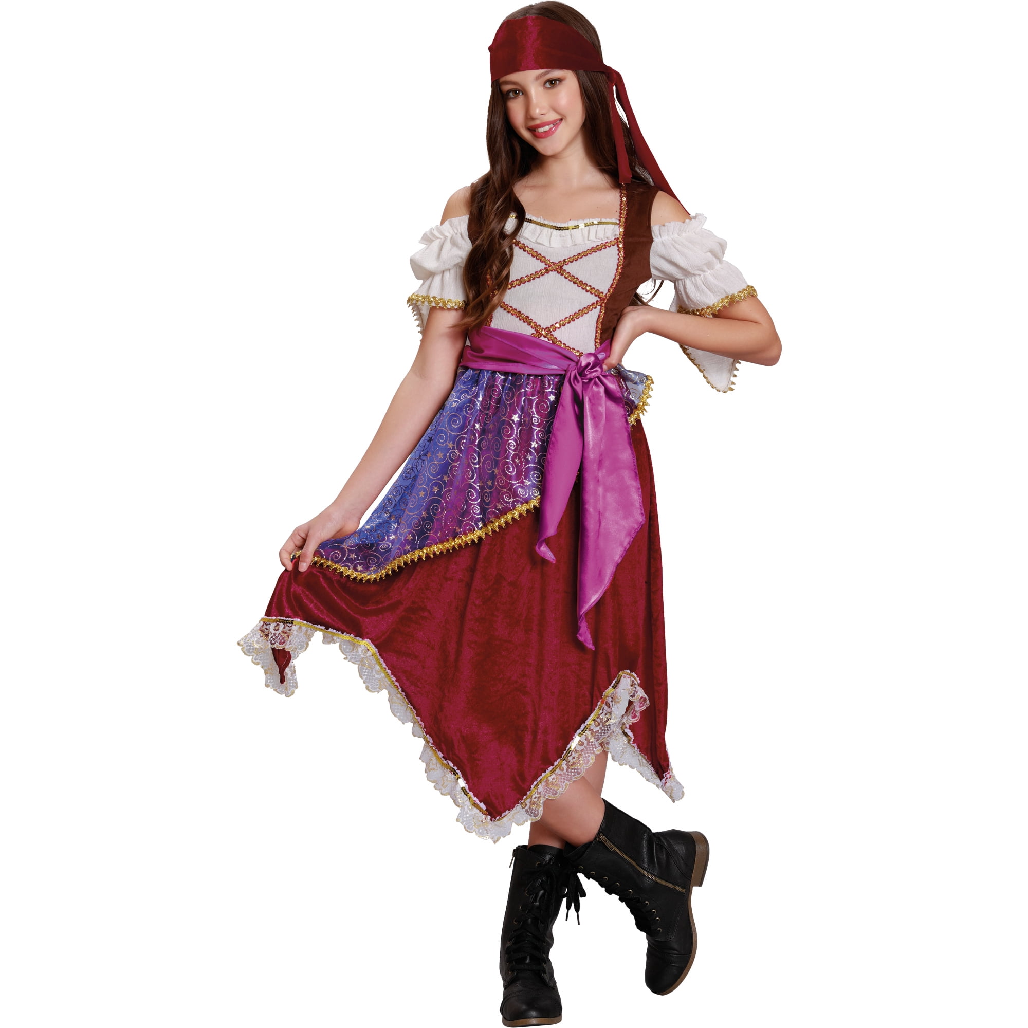 Girls Crystal Ball Cutie Halloween Costume, XL