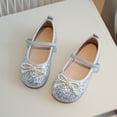 thumbnail image 1 of Girls' Crystal Glitter Dress Shoes with Beads for Performance and Special Occasions, 1 of 5