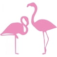 thumbnail image 1 of Girls Cute Animal Wall Decal Decoration Cute Flamingo Pair Standing on One Leg Lasts Years and Easily Removable - Size: 20 In(W) x 20 In(H), 1 of 3