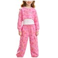 thumbnail image 1 of Girls Cute Clothes 3 Piece Cropped Hoodie + Cami Top + Cargo Pants Fall Winter Outfits for Teen Girls Back To School Outfits, 1 of 9