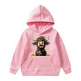 thumbnail image 1 of Girls Cute Cow Print Hoodie Soft Comfortable Breathable Pullover Sweatshirt for Kids, 1 of 4