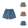 thumbnail image 1 of Girls Cute Emoji Athletic Shorts Lightweight Summer Feel - Comfortable Pull On Basketball Shorts Casual Fashion, Trendy Girls Clothes for School Park Holiday, 1 of 6