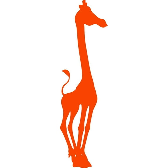 Girls Cute Giraffe Animal Decorative Wall Decals Bedroom Vinyl Wall Sticker 8 X 32 Inches