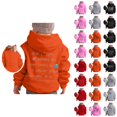 thumbnail image 1 of Girls Cute Hoodies 2025 Long Sleeve Dear Person Behind Me Graphic Hooded Sweatshirt with Pockets Kids Pullover Tops, 1 of 1