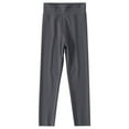 thumbnail image 1 of Girls Cute Stretch Soft Leggings High Waisted Basic Pull-On Yoga Pants Full Length Comfy Trouser, 1 of 9