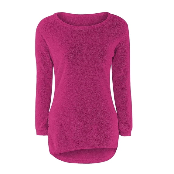 Girls Cute Thick & Warm Pullover Sweatshirt, Crew Neck Long Sleeve Loose Fit,Comfortable Cute Daily Sweater Outfit,Size:5-6 Years