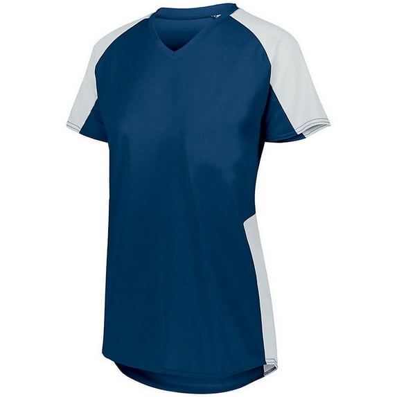 Girls' Cutter Jersey - Color - Navy/ White - Size - M
