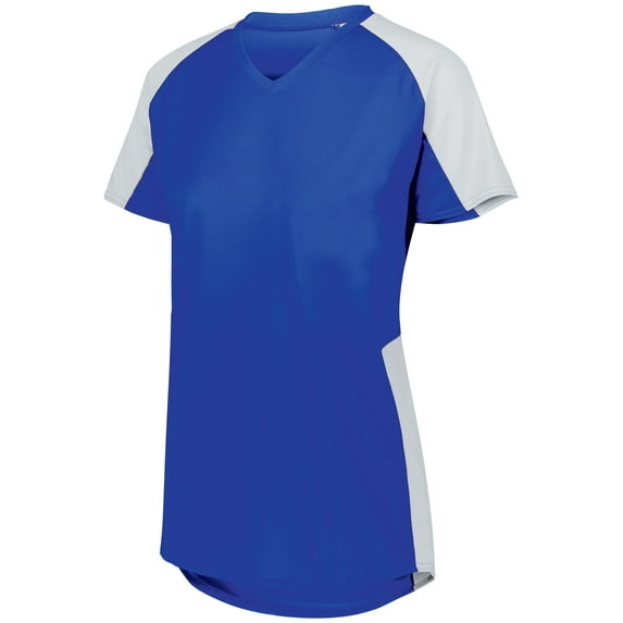 Girls' Cutter Jersey - Color - Royal/ White - Size - L