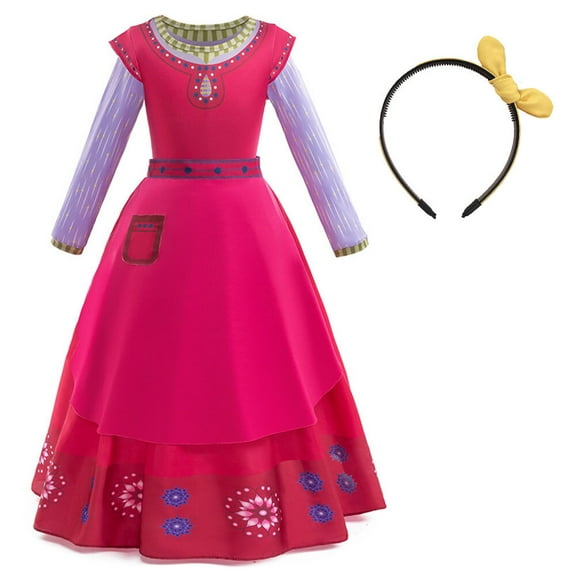 Girls Dahlia Dress Costume Adventure Princess Dress Up Christmas Cosplay Outfits