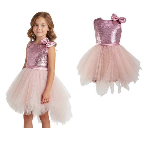 Girls Dance Costume Girls Sequin Dress Tulle Dance Dresses Dance Costumes Jazz Dance Costume Performance Dancewear 8-10 Years