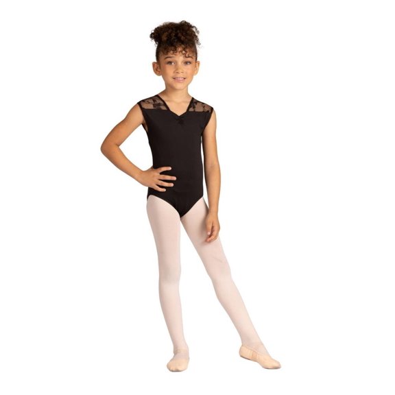 Girls Dance Dress Gillian by Danz N Motion 24101C, Black, Intermediate 6x-7