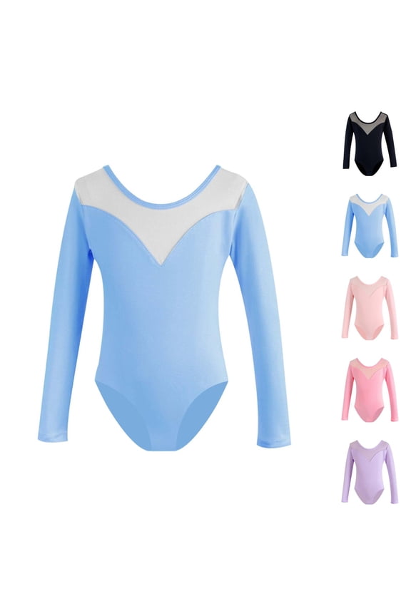 Girls Dance Dresses Performance Outfits Short Sleeve Tutu Leotard for Ballet Jazz Recital Girls Dance Dress for School Party Class Practice Wear