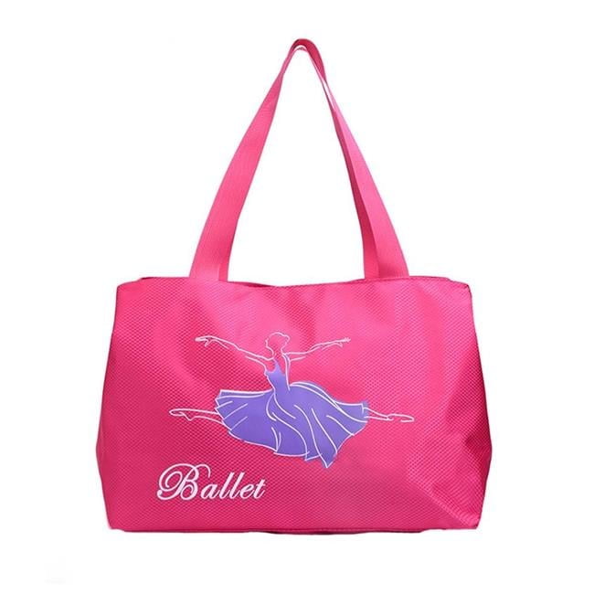 Girls Dance Duffel Sports Equipment Bag for Women, Rose Red - Large