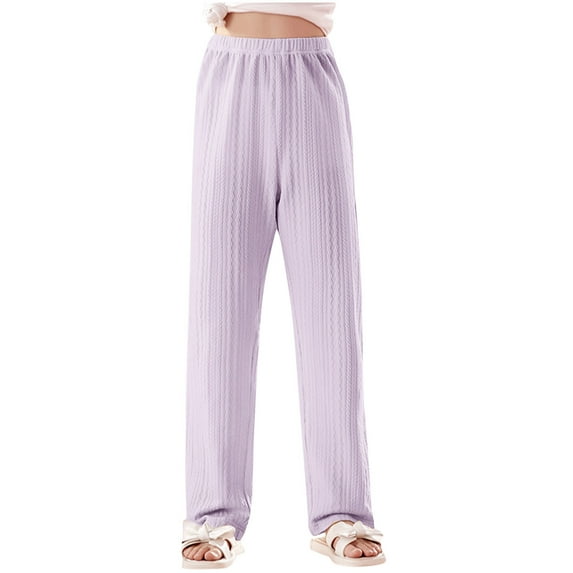 Girls Dance Pants Pink Leggings for Girls Girls Loose Pants Athletic Pants for Girls Size 12 Girls Pants Sweat Pants for Teens