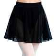 thumbnail image 1 of Girls Dance Practice Skirt Ballet Tutu with Elastic Waist and Soft Mesh Layered Performance Skirt for Ballet Training Recital and Stage, 4-5 Years, Black, 1 of 4