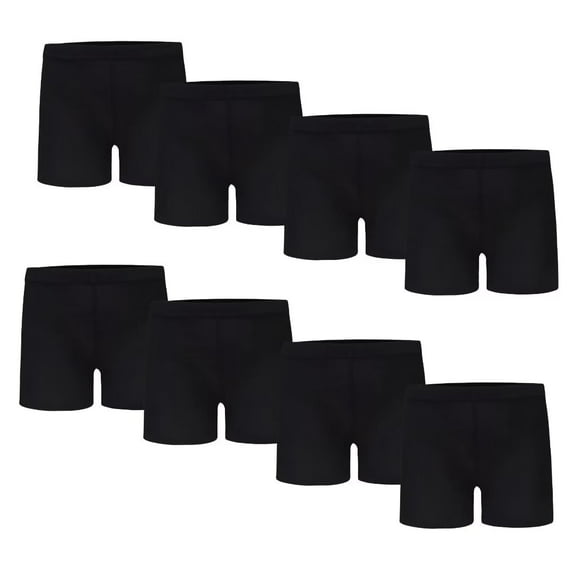 Girls Dance Shorts Breathable and Comfy Kids Cycling Shorts 8 Pack Stretchy Dancing Bike Pants for Girl Sports Play Underdress 7-8 Years
