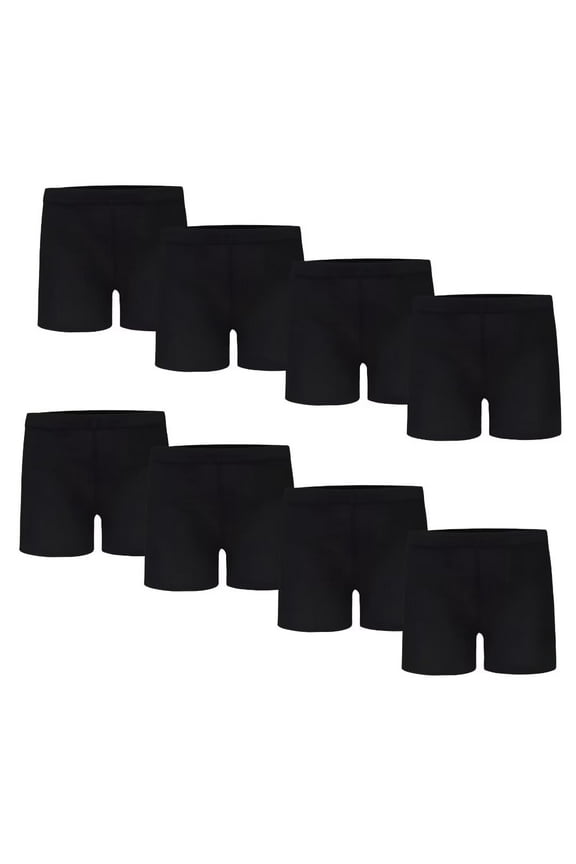 Girls Dance Shorts Breathable and Comfy Kids Cycling Shorts 8 Pack Stretchy Dancing Bike Pants for Girl Sports Play Underdress 7-8 Years
