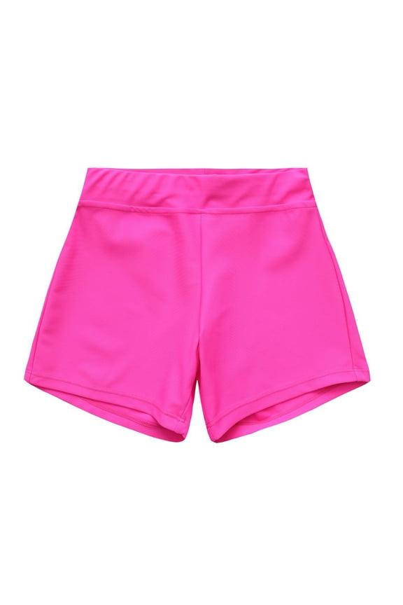 Girls Dance Shorts Gymnastics Shorts for Tumbling Volleyball Cheer Ballet Spandex Biker 4-14Y