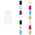 thumbnail image 1 of Girls Dance Tank Tops Toddler Racerback Active Quick Dry White Sleeveless Top Girl Undershirts for Ballet Gymnastics 15-16 Years, 1 of 5