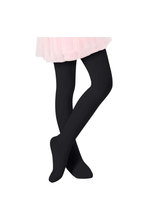 Girls Dance Tights Spring Summer High Elastic Dance Leggings Ballerina Tights Stretchable Toddler Leggings Black 4 Years-5 Years