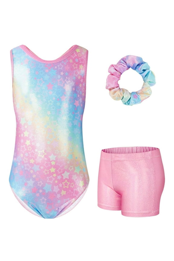 Girls Dance and Gymnastics Leotard,Hollow Back Sleeveless Leotard