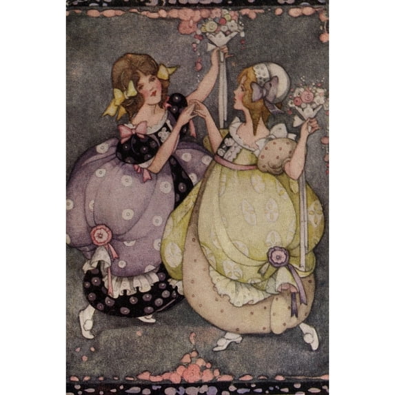 Girls Dancing Poster Print By Mary Evans Picture Librarypeter & Dawn Cope Collection (18 X 24)