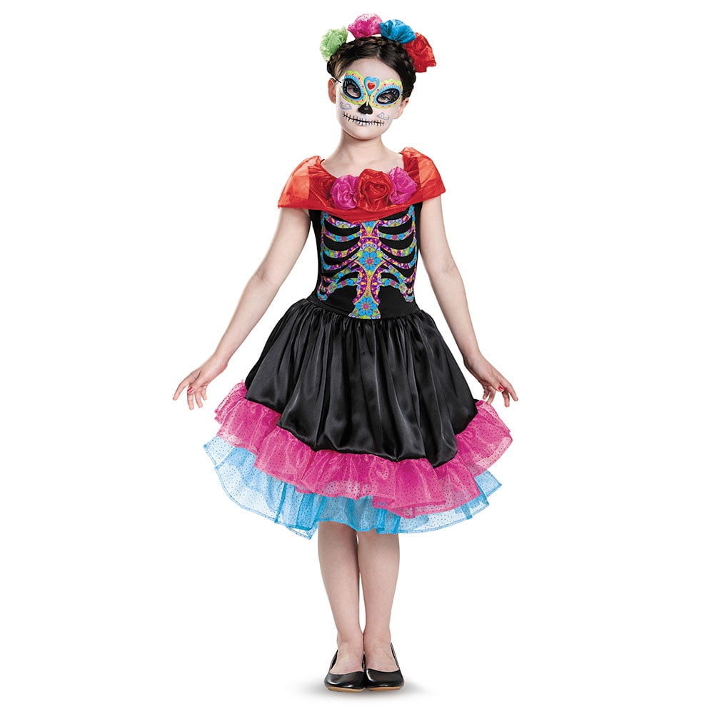 Day of the dead girls costume outlet