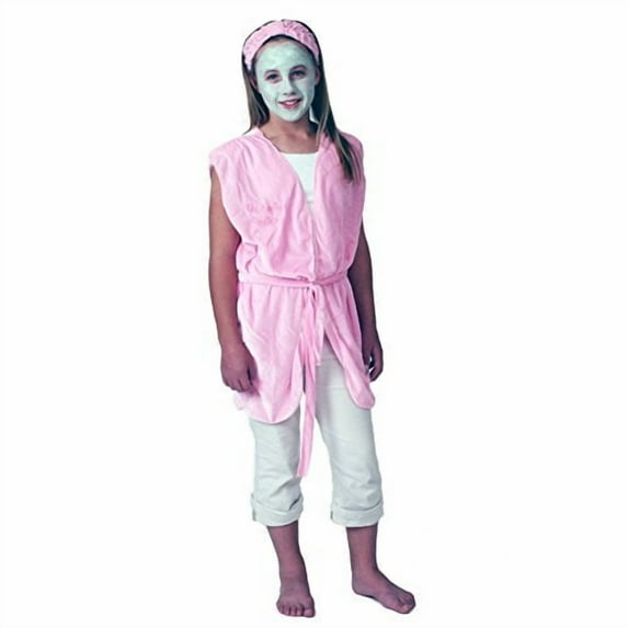 Girls Day Spa Robe Andamp Headbands 8 Sets
