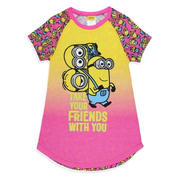 Girls' Despicable Me Minions Take Your Friends With You Nightgown Pajama