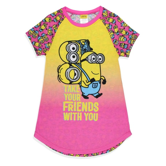 Girls' Despicable Me Minions Take Your Friends With You Nightgown Pajama