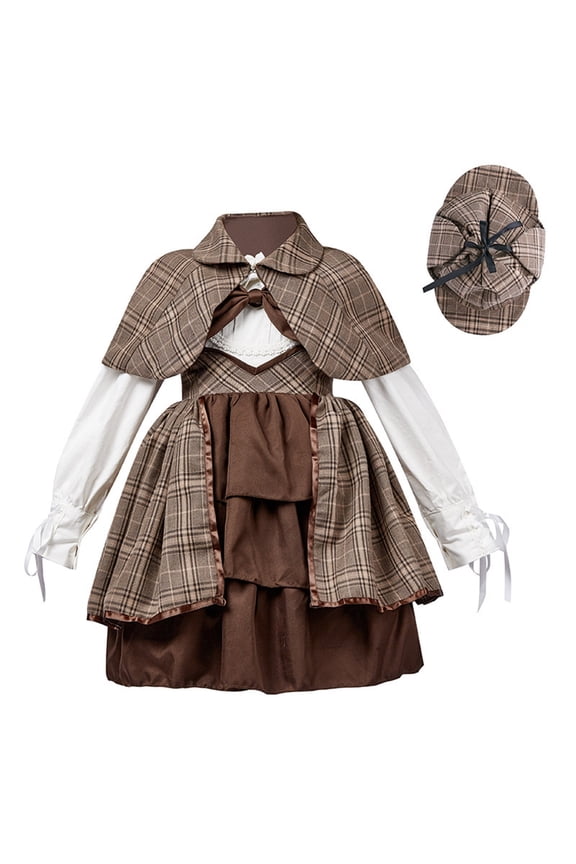Girls Detective Kids Famous Detective Outfit Girls Cute Detective Dress Up Clothes