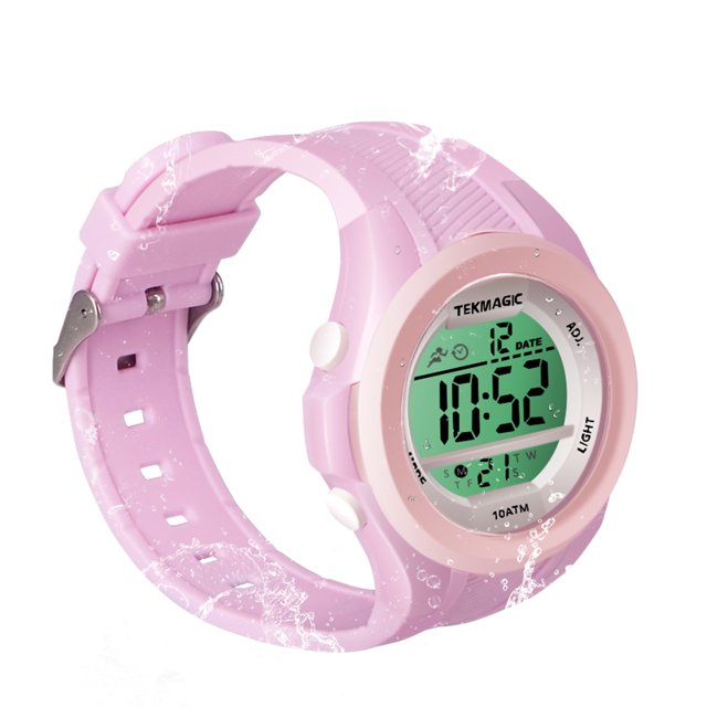 Girls Digital Swimming Watch 10 ATM Waterproof Diving Watch 100m